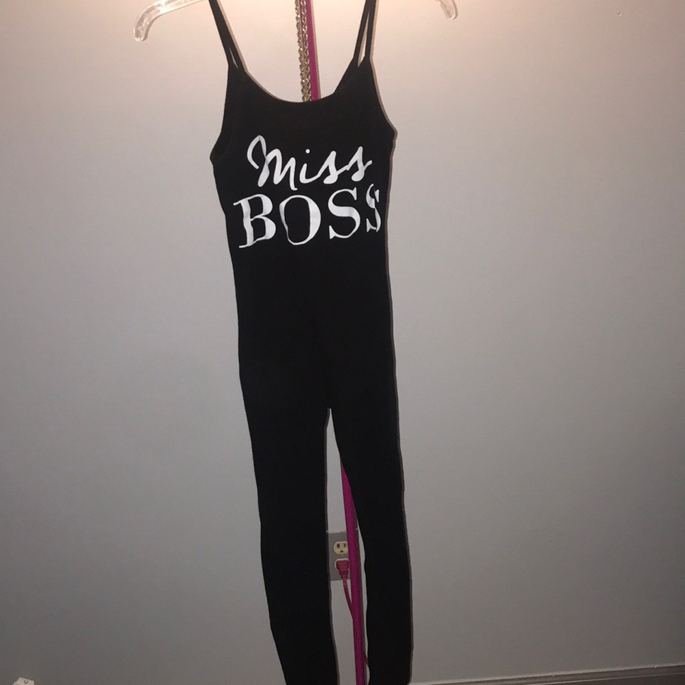 Black jumpsuit